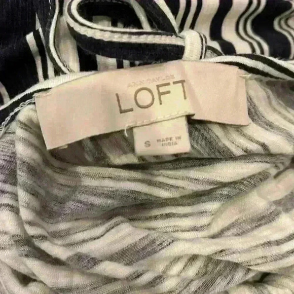 Loft Shoulder Stripe Dress - Picture 5 of 5